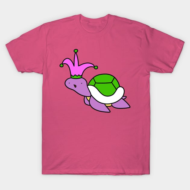 Jester Turtle T-Shirt by saradaboru